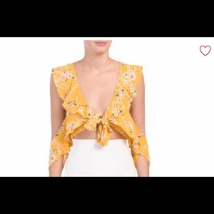 Paper  Heart Crop Top size 8